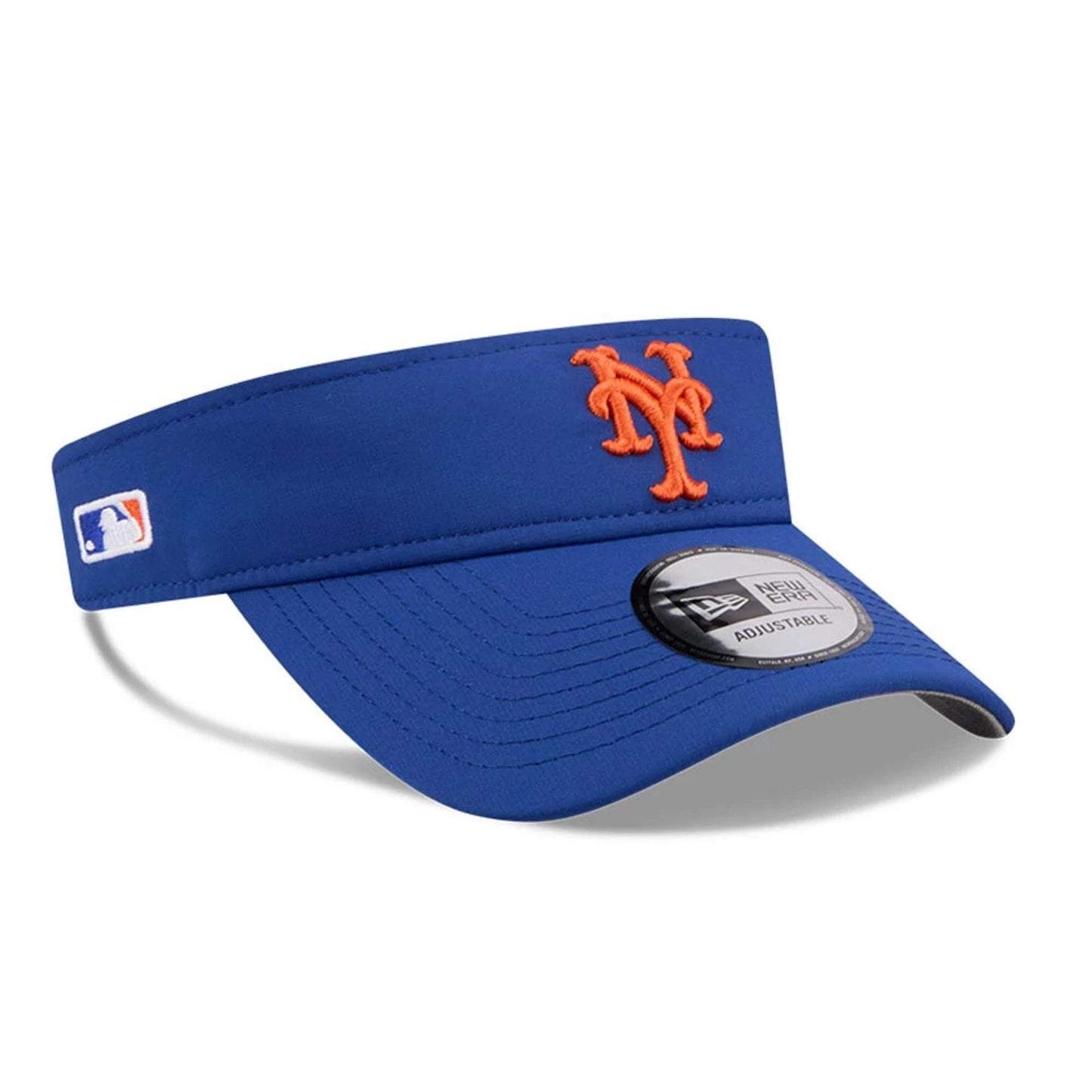 Pictured is this MLB Spring Training 2026 New York Mets Visor cap in blue. 1