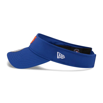 Pictured is this MLB Spring Training 2026 New York Mets Visor cap in blue. 5