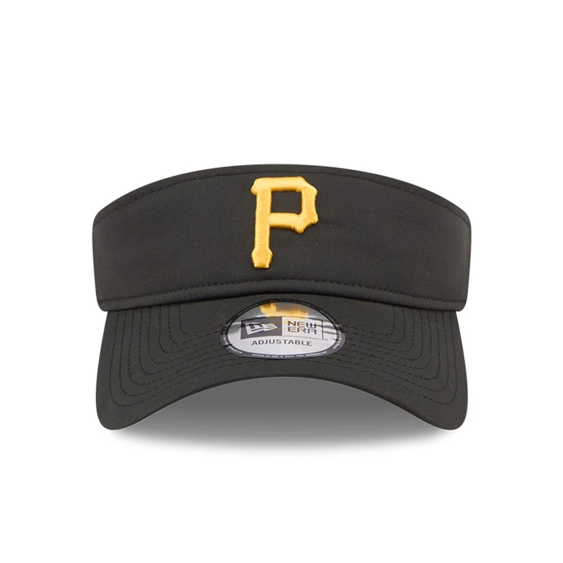 Pictured is this MLB Spring Training 2026 Pittsburgh Pirates Visor cap in black. 3