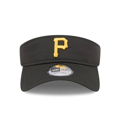 Pictured is this MLB Spring Training 2026 Pittsburgh Pirates Visor cap in black. 3