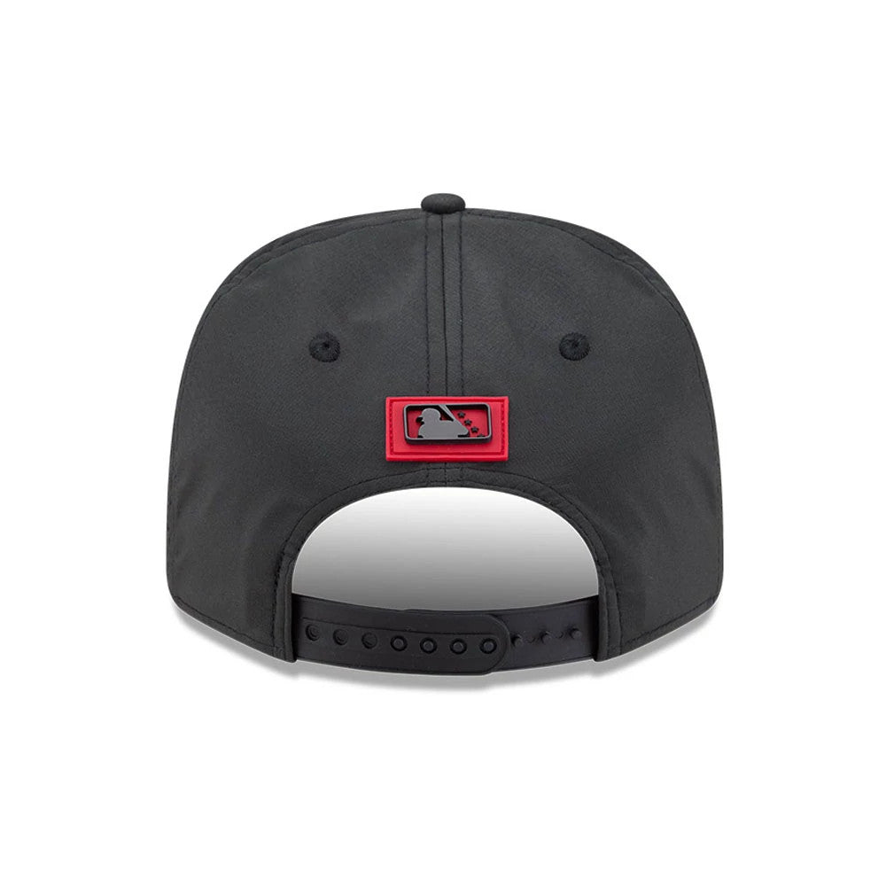Pictured is this MiLB Clubhouse Fresno Grizzlies 9SEVENTY Stretch Snap cap in black. 4