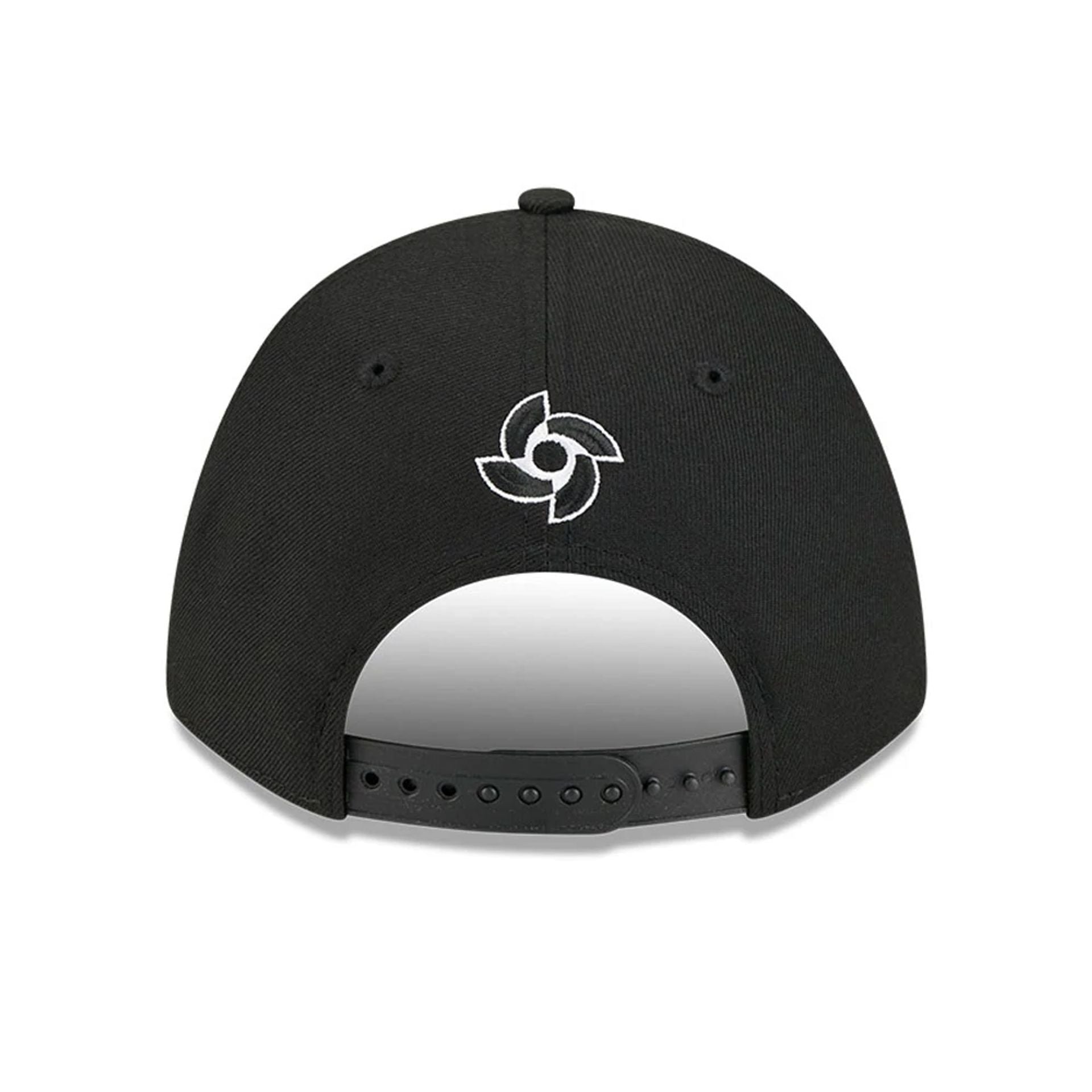 Pictured is this MLB World Baseball Classic 2026 Japan 9FORTY M-Crown A-Frame cap in black. 6
