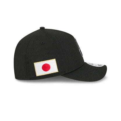 Pictured is this MLB World Baseball Classic 2026 Japan 9FORTY M-Crown A-Frame cap in black. 4