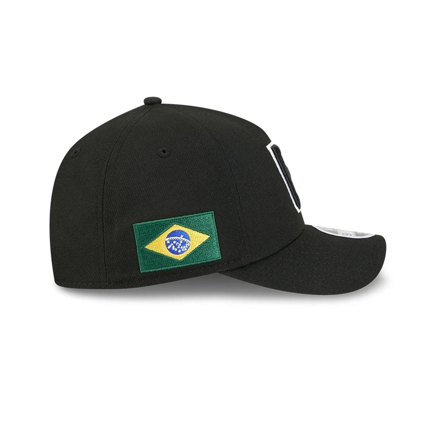 Pictured is this MLB World Baseball Classic 2026 Brazil 9FORTY M-Crown A-Frame cap in black. 4