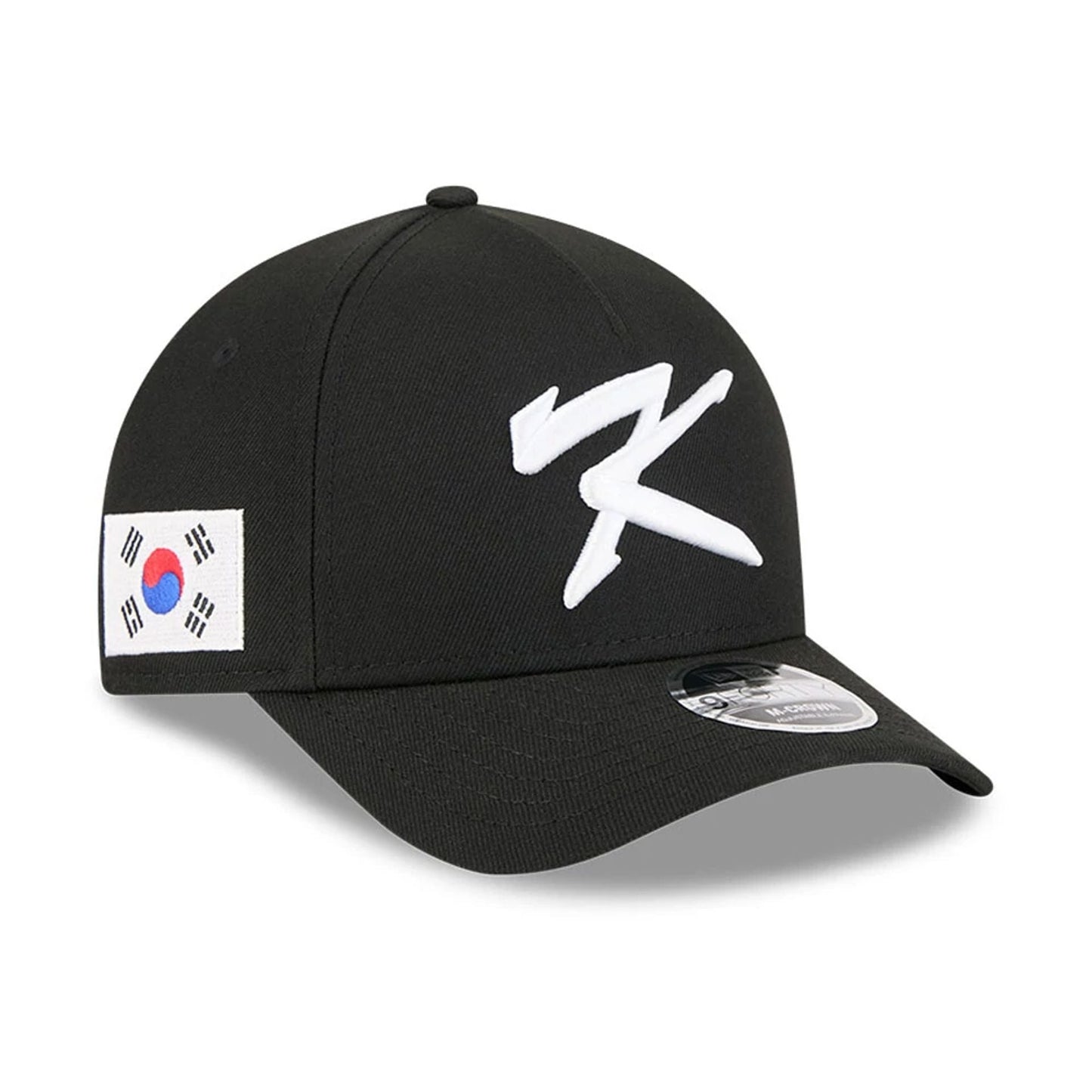 Pictured is this MLB World Baseball Classic 2026 Korea 9FORTY M-Crown A-Frame cap in black. 1