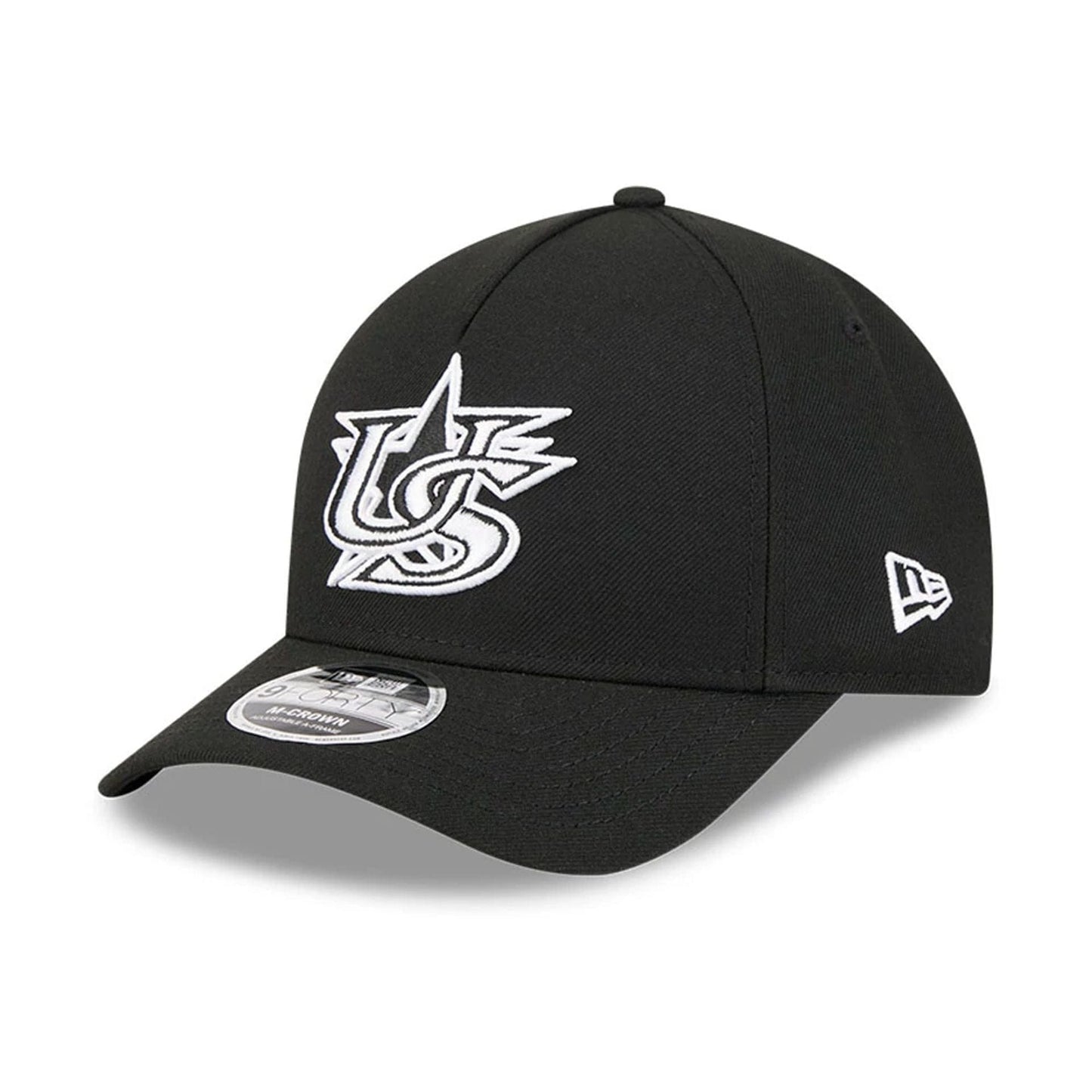 Pictured is this MLB World Baseball Classic 2026 USA 9FORTY M-Crown A-Frame cap in black. 3