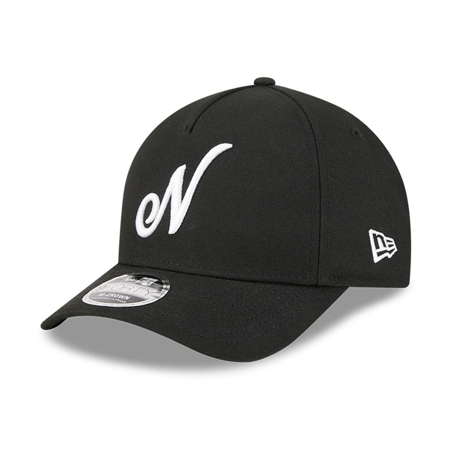 Pictured is this MLB World Baseball Classic 2026 Nicaragua 9FORTY M-Crown A-Frame cap in black. 3
