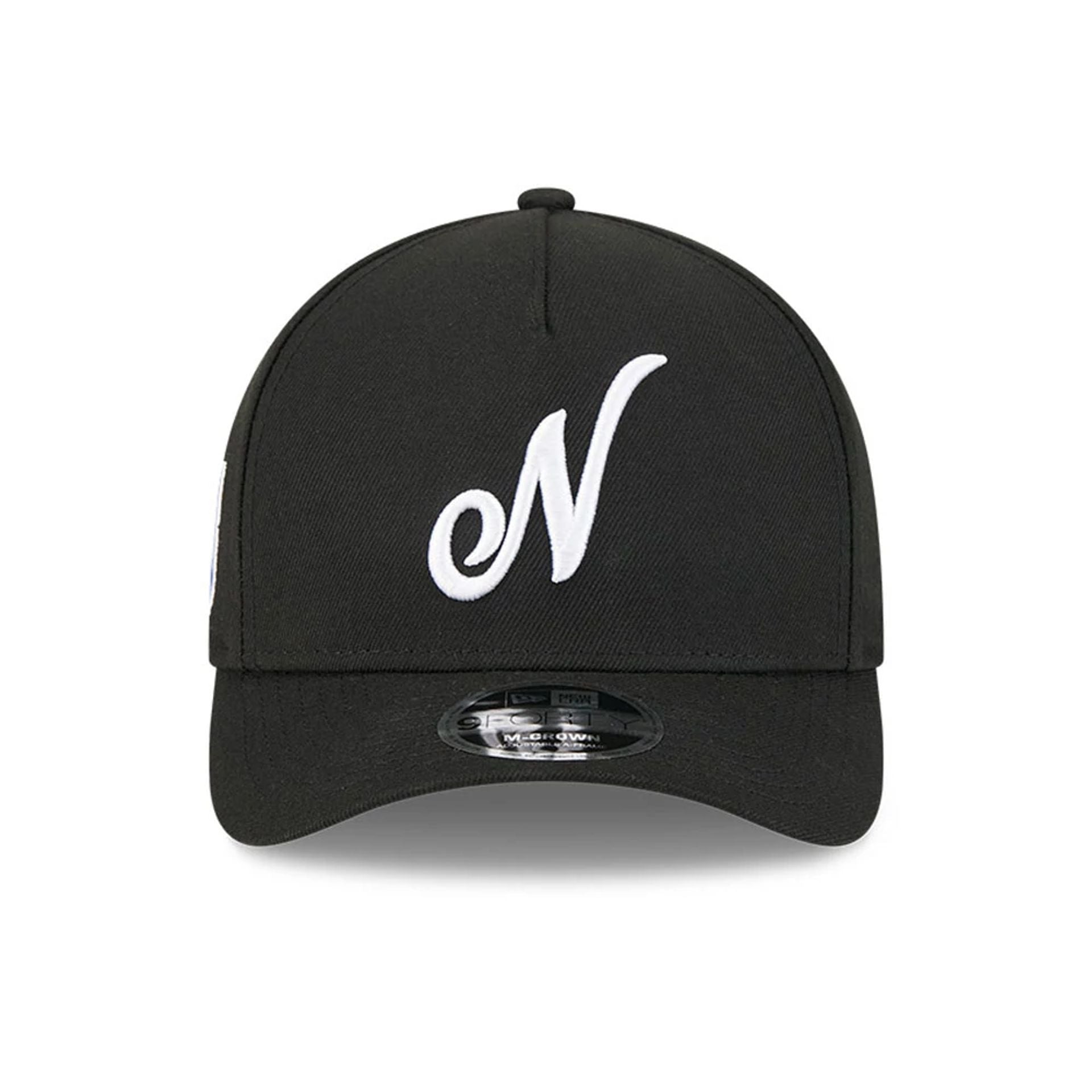 Pictured is this MLB World Baseball Classic 2026 Nicaragua 9FORTY M-Crown A-Frame cap in black. 2