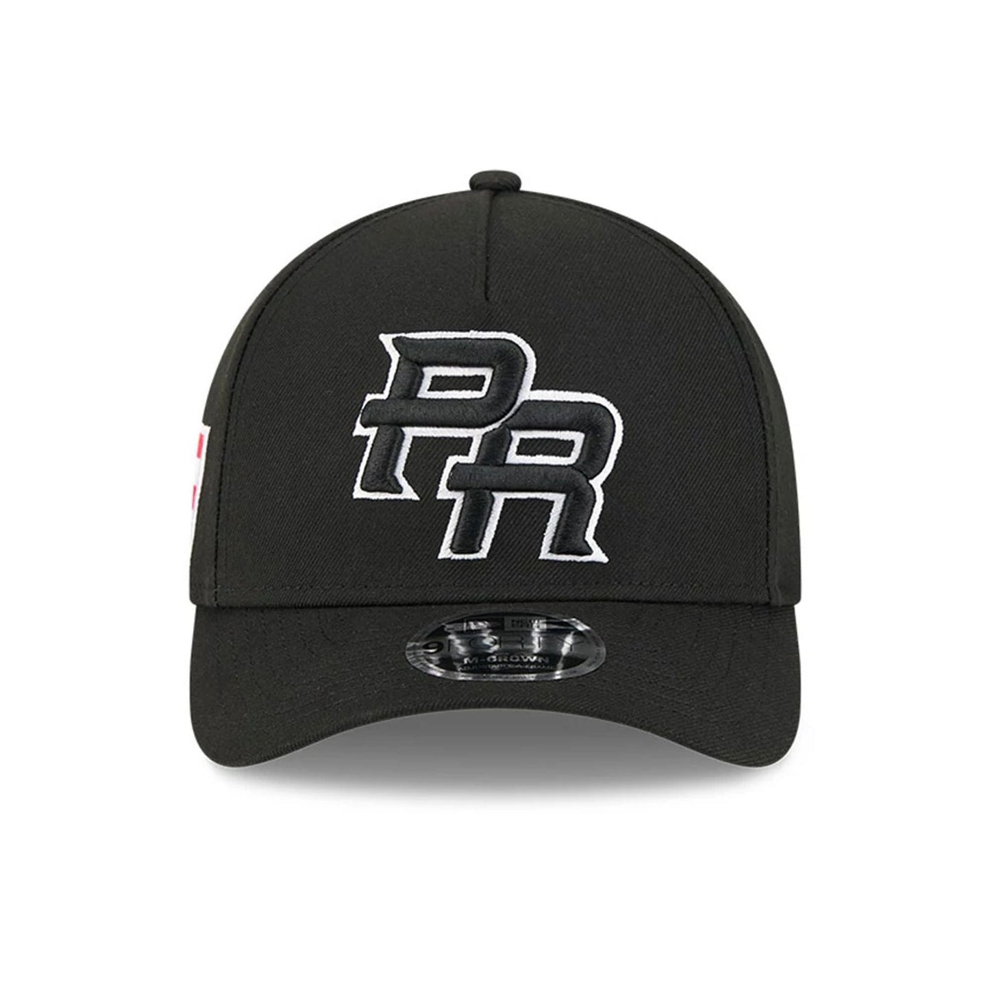 Pictured is this MLB World Baseball Classic 2026 Puerto Rico 9FORTY M-Crown A-Frame cap in black. 2