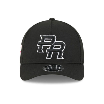 Pictured is this MLB World Baseball Classic 2026 Puerto Rico 9FORTY M-Crown A-Frame cap in black. 2