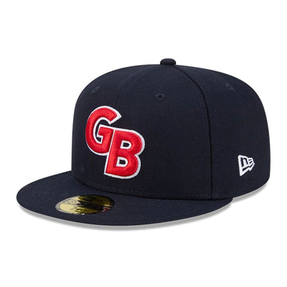 Pictured is this MLB World Baseball Classic 2026 Great Britain 59FIFTY Fitted cap in navy. 4