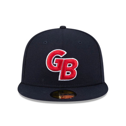 Pictured is this MLB World Baseball Classic 2026 Great Britain 59FIFTY Fitted cap in navy. 3