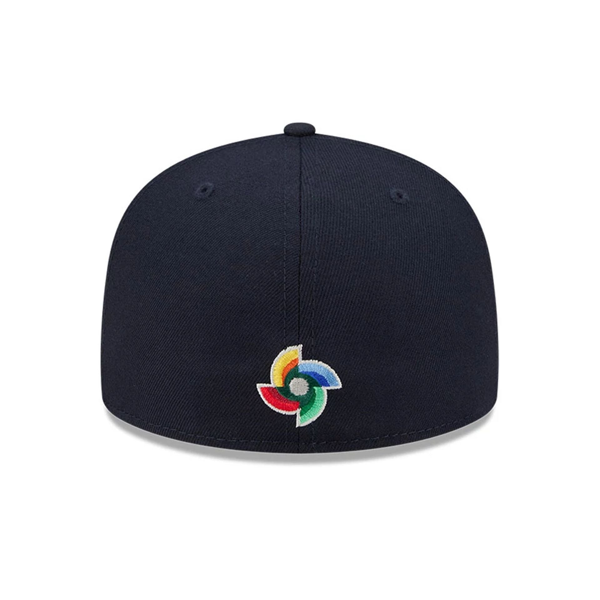 Pictured is this MLB World Baseball Classic 2026 Great Britain 59FIFTY Fitted cap in navy. 6