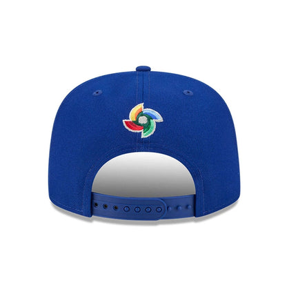 Pictured is this MLB World Baseball Classic 2026 Brazil 9FIFTY A-Frame Snapback cap in blue. 6