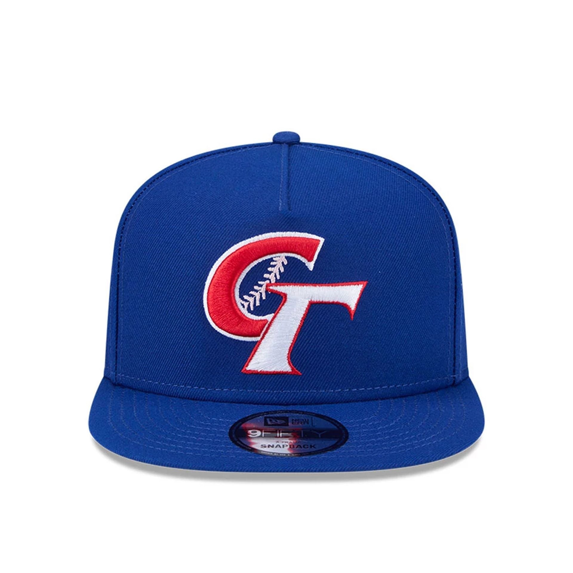 Pictured is this MLB World Baseball Classic 2026 Taipei 9FIFTY A-Frame Snapback cap in blue. 2