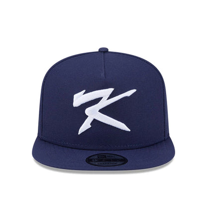 Pictured is this MLB World Baseball Classic 2026 Korea 9FIFTY A-Frame Snapback cap in dark blue. 3