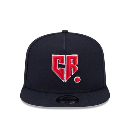 Pictured is this MLB World Baseball Classic 2026 Czechia 9FIFTY A-Frame Snapback cap in navy. 3