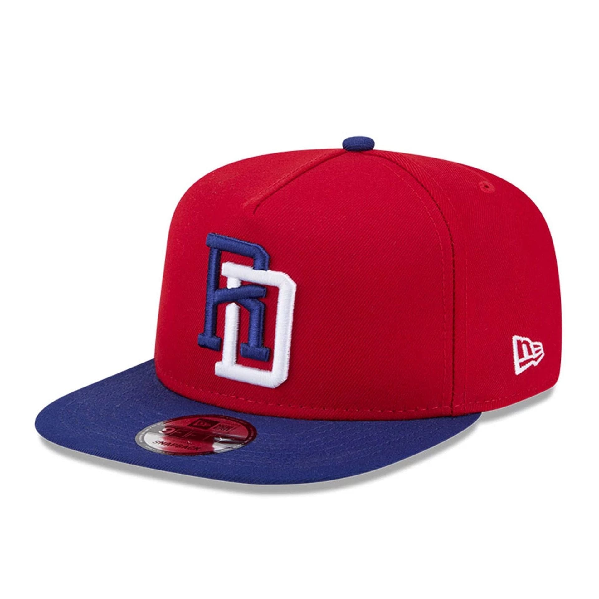 Pictured is this MLB World Baseball Classic 2026 Dominican Republic 9FIFTY A-Frame Snapback cap in red. 4