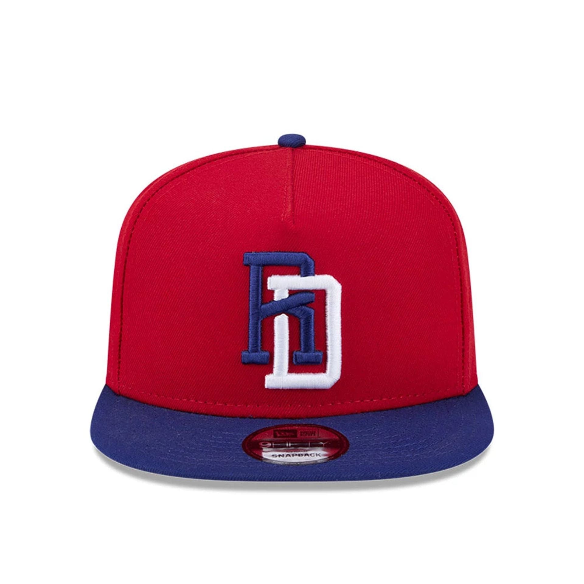 Pictured is this MLB World Baseball Classic 2026 Dominican Republic 9FIFTY A-Frame Snapback cap in red. 3
