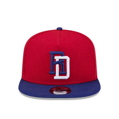 Pictured is this MLB World Baseball Classic 2026 Dominican Republic 9FIFTY A-Frame Snapback cap in red. 3