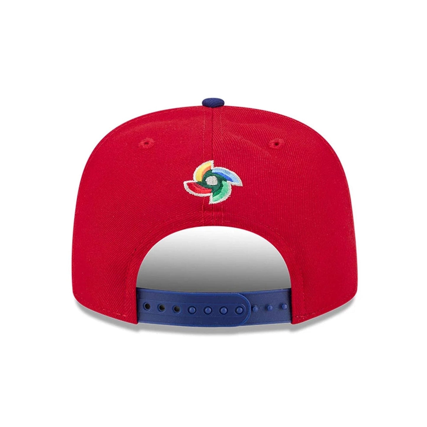 Pictured is this MLB World Baseball Classic 2026 Dominican Republic 9FIFTY A-Frame Snapback cap in red. 5