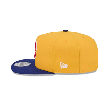 Pictured is this MLB World Baseball Classic 2026 Columbia 9FIFTY A-Frame Snapback cap in yellow. 7