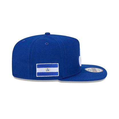 Pictured is this MLB World Baseball Classic 2026 Nicaragua 9FIFTY A-Frame Snapback cap in blue. 6
