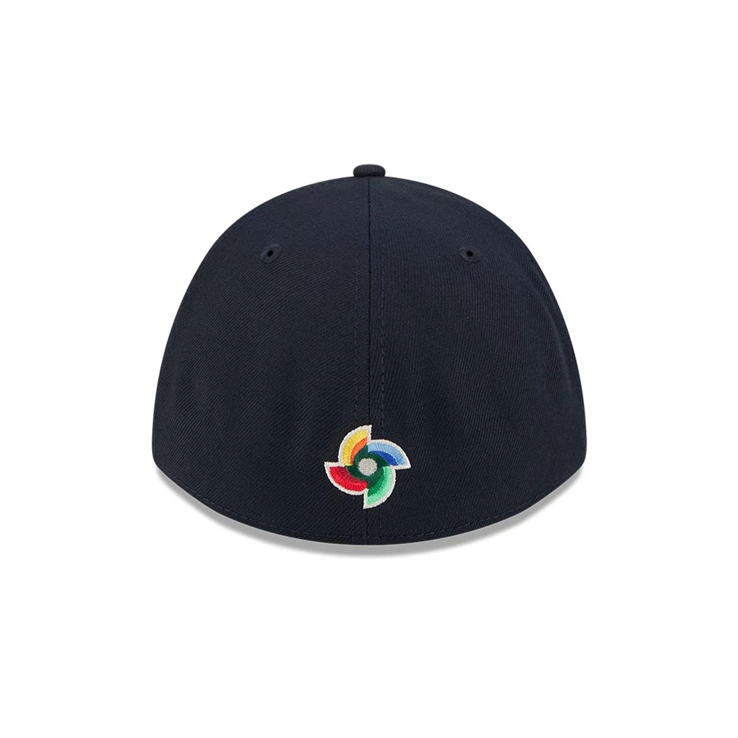 Pictured is this MLB World Baseball Classic 2026 Great Britain 39THIRTY M-Crown Stretch Fit cap in navy. 5
