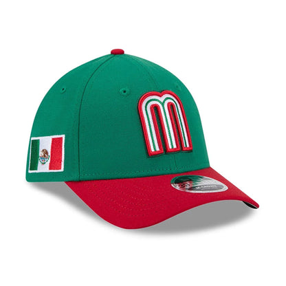 Pictured is this MLB World Baseball Classic 2026 Mexico 39THIRTY M-Crown Stretch Fit cap in green. 1