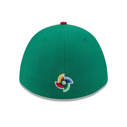 Pictured is this MLB World Baseball Classic 2026 Mexico 39THIRTY M-Crown Stretch Fit cap in green. 3