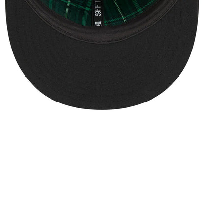 Pictured is this MLB Saint Patrick's Day Detroit Tigers 59FIFTY Fitted cap in black. 7