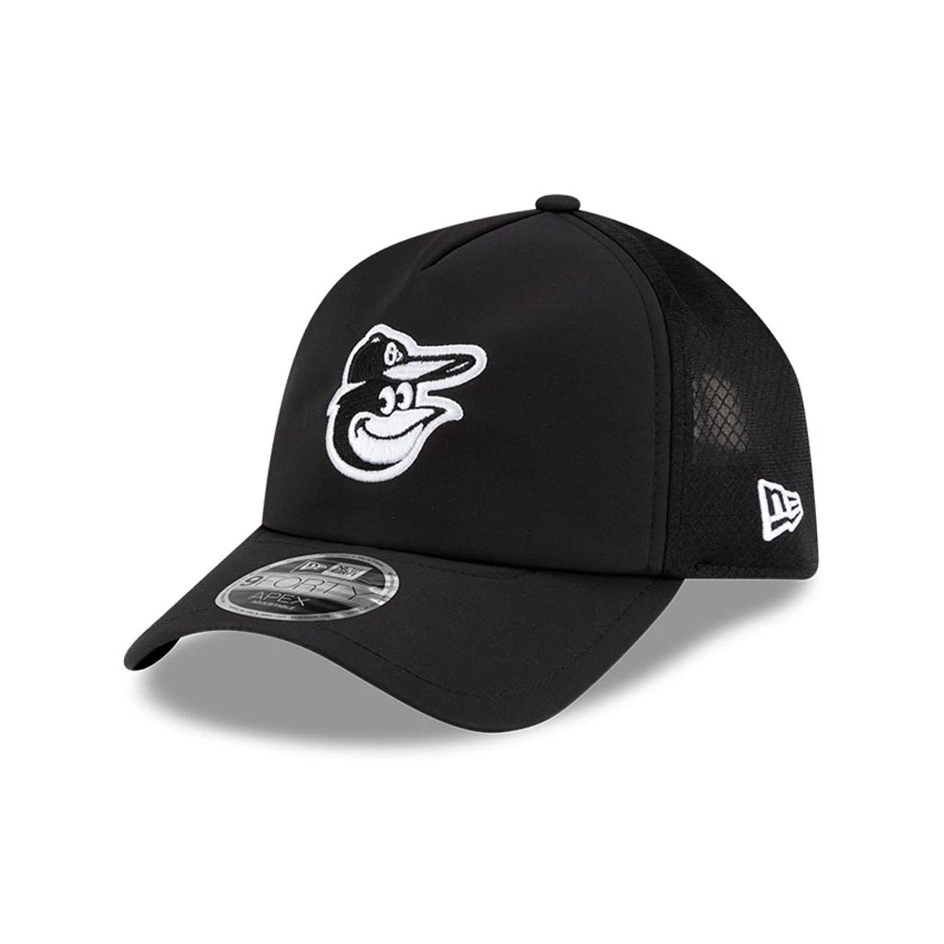 MLB Batting Practice 2026 Baltimore Orioles Black 9FORTY Apex Cap