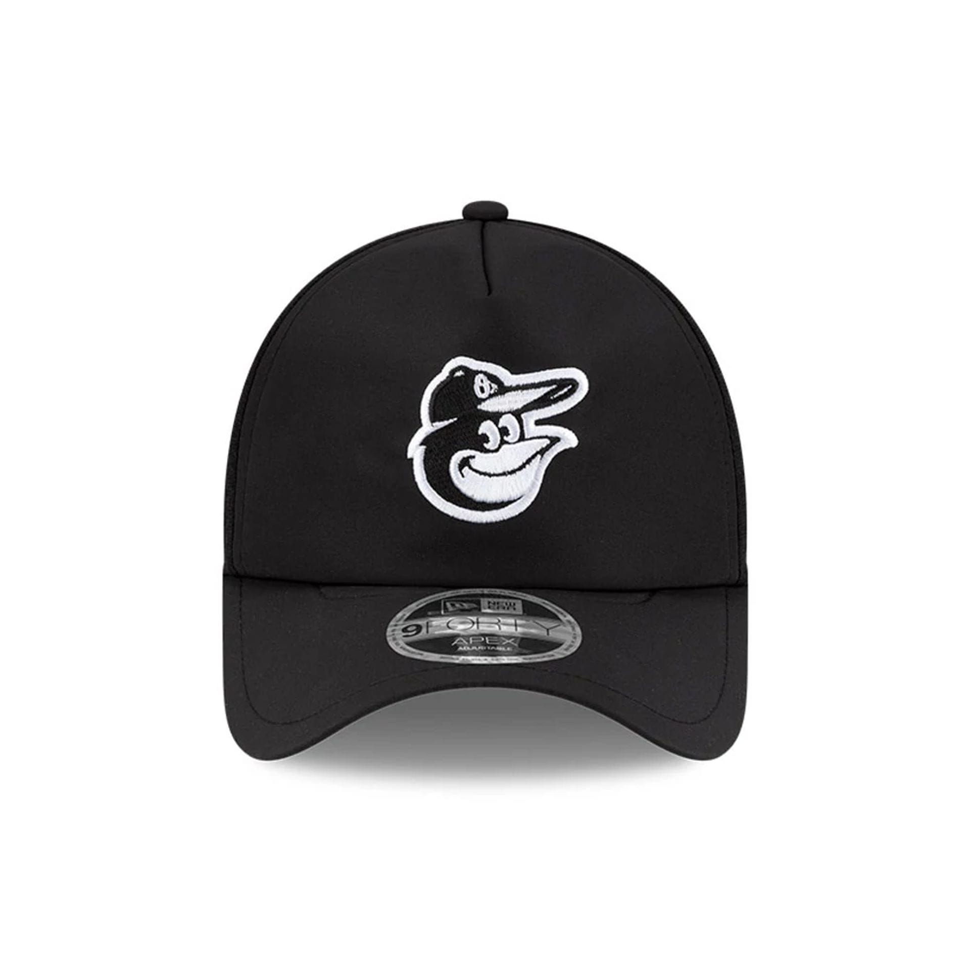 MLBチームロゴ ビアブリック MLB Batting Practice 2026 Baltimore Orioles Black 9FORTY Apex Cap
