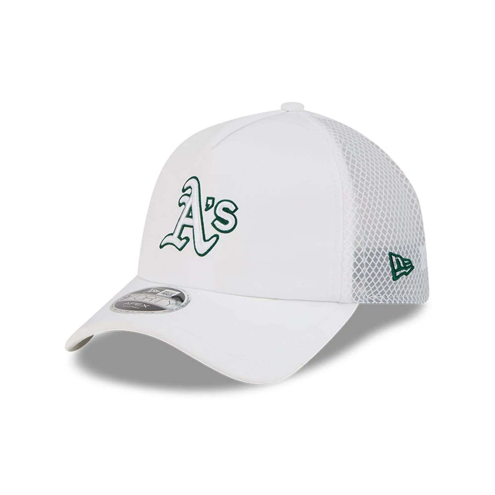 MLB Batting Practice 2026 Athletics White 9FORTY Apex Cap | NEC EU
