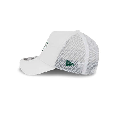 Pictured is this MLB Batting Practice 2026 Athletics 9FORTY Apex cap in white. 5