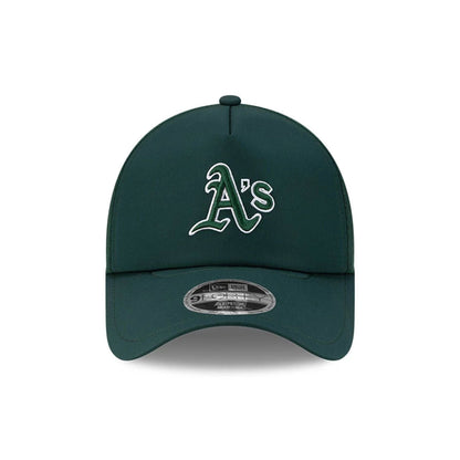 Pictured is this MLB Batting Practice 2026 Athletics 9FORTY Apex cap in dark green. 2