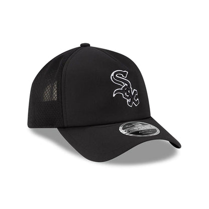 Pictured is this MLB Batting Practice 2026 Chicago White Sox 9FORTY Apex cap in Black. 3