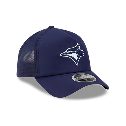 Pictured is this MLB Batting Practice 2026 Toronto Blue Jays 9FORTY Apex cap in blue. 3