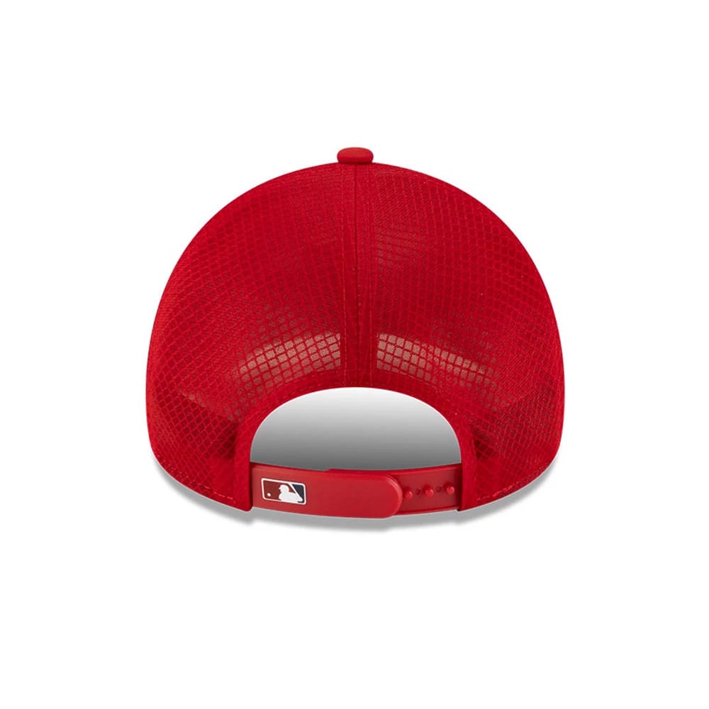 Pictured is this MLB Batting Practice 2026 Washington Nationals 9FORTY Apex cap in red. 4