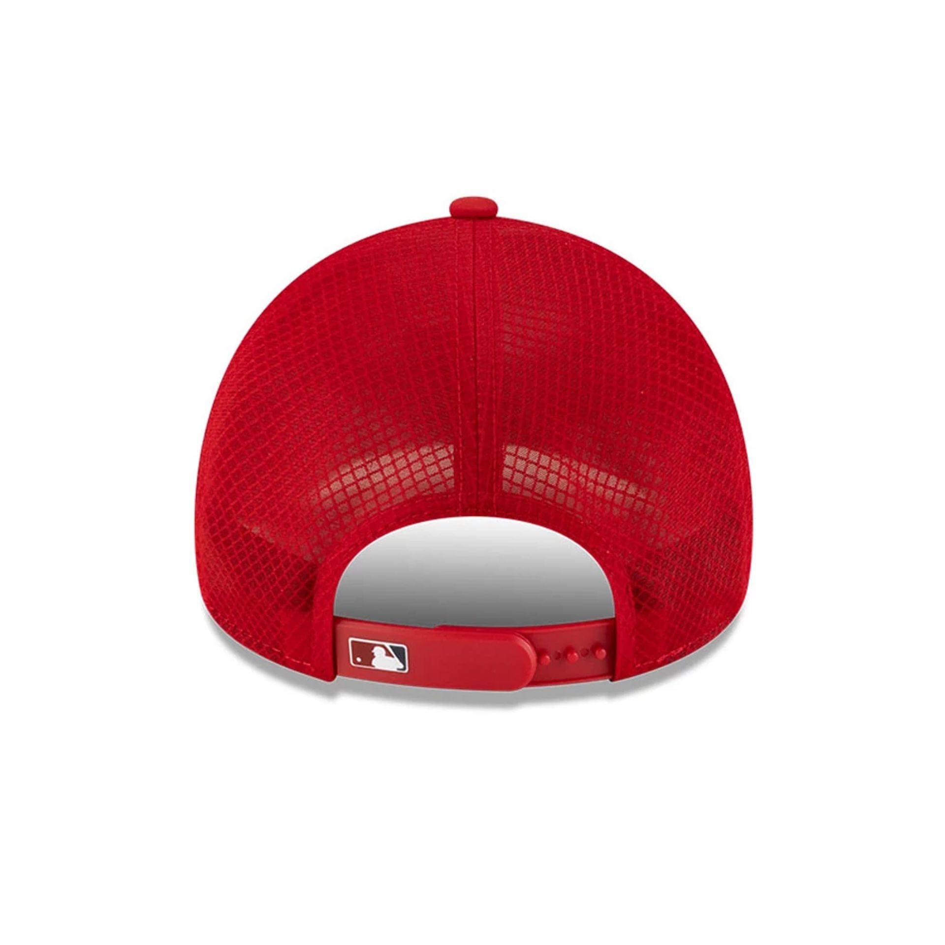 Pictured is this MLB Batting Practice 2026 Washington Nationals 9FORTY Apex cap in red. 4