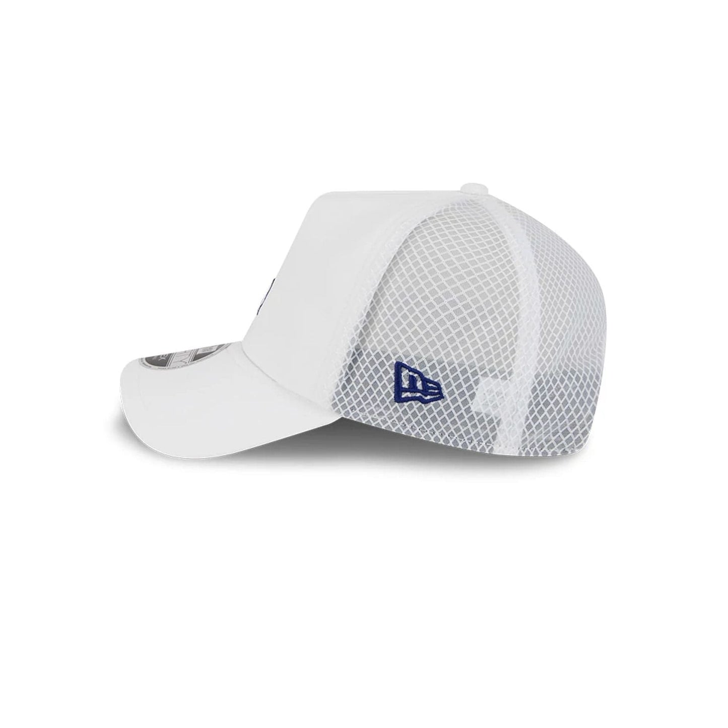 Pictured is this MLB Batting Practice 2026 LA Dodgers 9FORTY Apex cap in white. 5