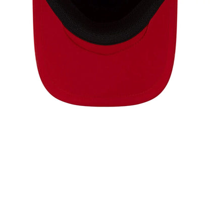 Pictured is this MLB Batting Practice 2026 LA Angels 9FORTY Apex cap in red. 7
