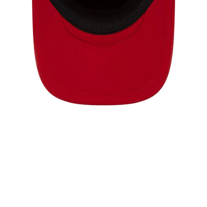 Pictured is this MLB Batting Practice 2026 Philadelphia Phillies 9FORTY Apex cap in red. 7
