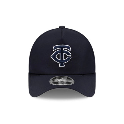 Pictured is this MLB Batting Practice 2026 Minnesota Twins 9FORTY Apex cap in navy. 2