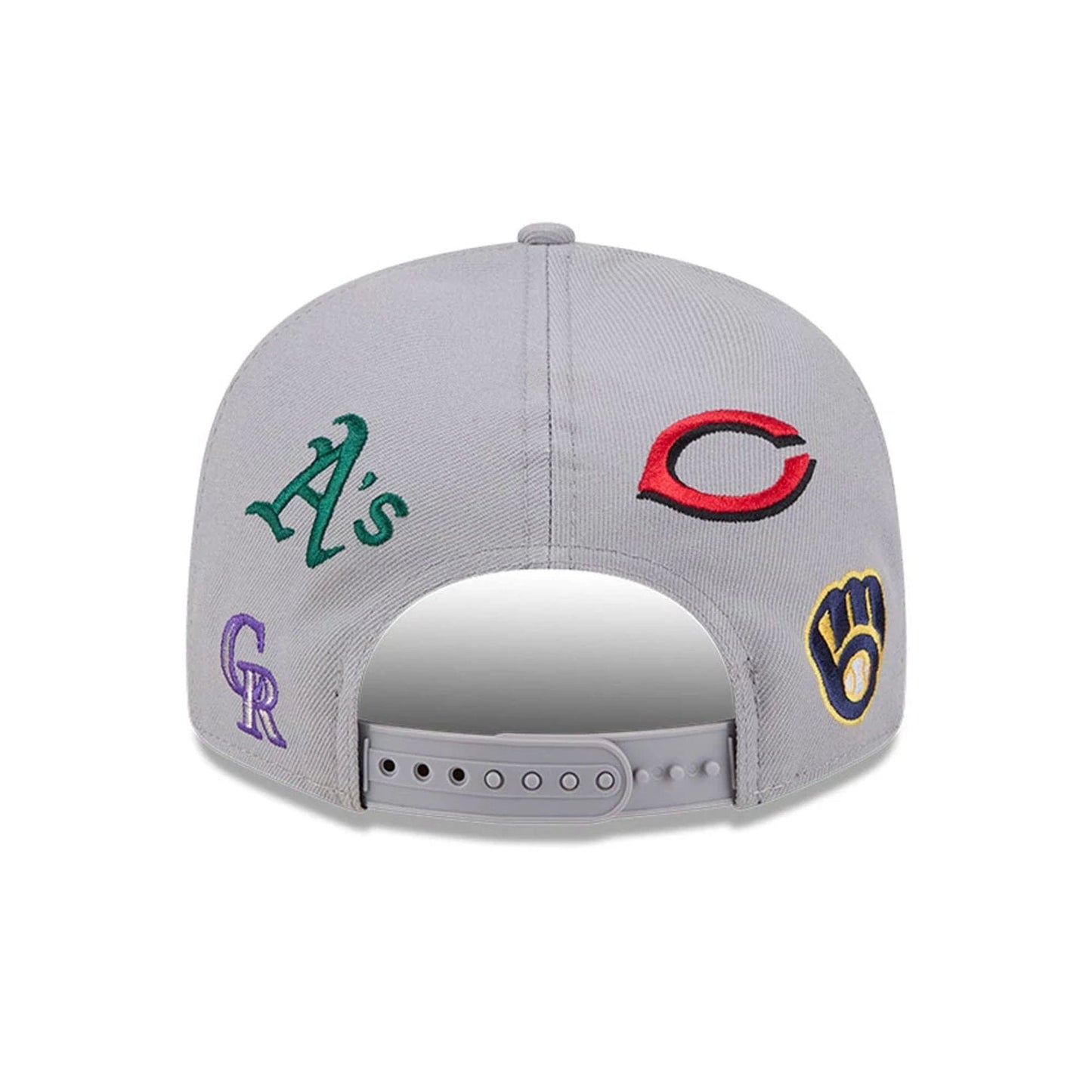 Pictured is this MLB Scattered Cactus League Logo 9FIFTY Snapback cap in grey. 6