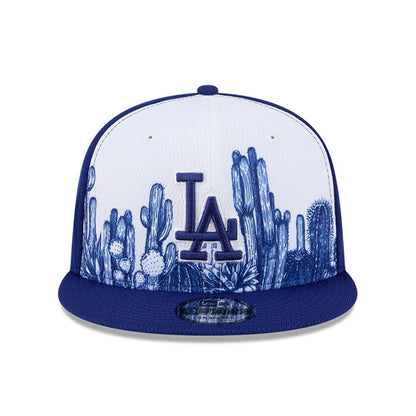 Pictured is this MLB Grow LA Dodgers 9FIFTY Snapback cap in dark blue. 4
