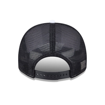Pictured is this MLB Lines Chicago White Sox 9FIFTY A-Frame Snapback cap in black. 7