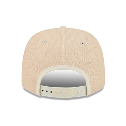 Pictured is this MLB Wicker LA Dodgers 9SEVENTY Stretch Snap cap in Cream. 7