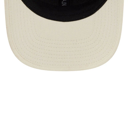 Pictured is this MLB Wicker LA Dodgers 9SEVENTY Stretch Snap cap in Cream. 2