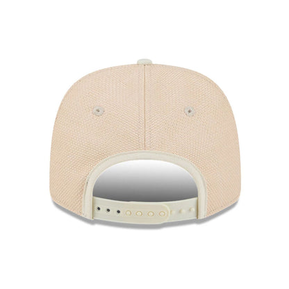 Pictured is this MLB Wicker New York Yankees 9SEVENTY Stretch Snap cap in Cream. 7